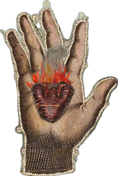 Burning hand