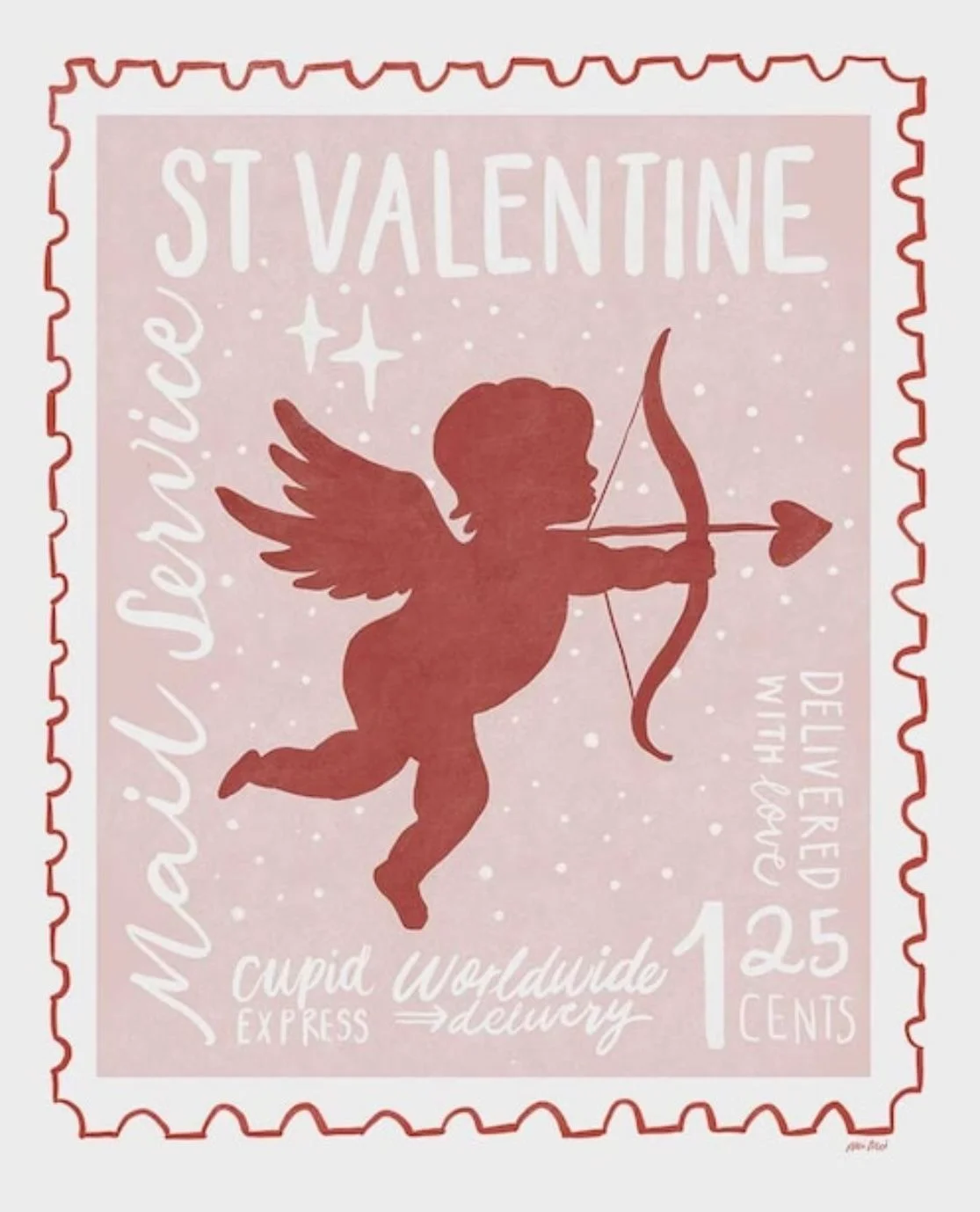 Valentine stamp